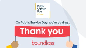 Public service day thank you hero